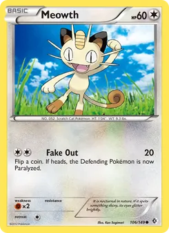 Meowth, Boundaries Crossed, no. 106