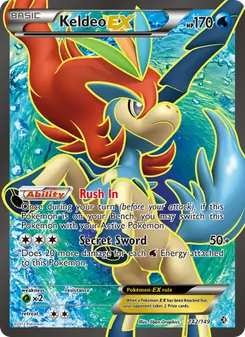 Keldeo-EX, Boundaries Crossed, no. 142