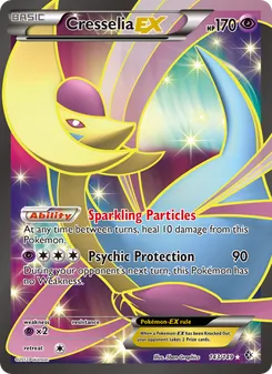Cresselia-EX, Boundaries Crossed, no. 143