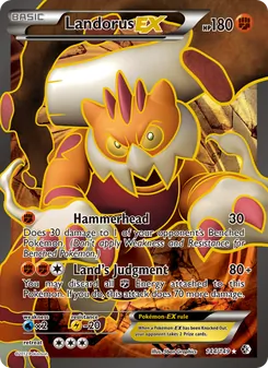 Landorus-EX, Boundaries Crossed, no. 144