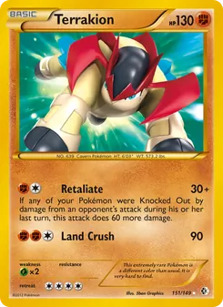 Terrakion, Boundaries Crossed, no. 151
