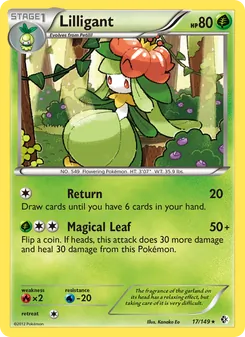 Lilligant, Boundaries Crossed, no. 17