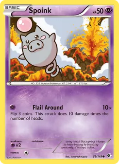 Spoink, Boundaries Crossed, no. 59