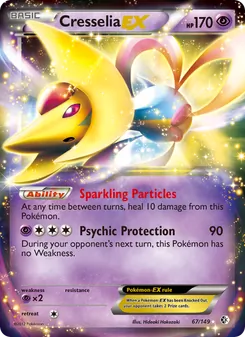 Cresselia-EX, Boundaries Crossed, no. 67