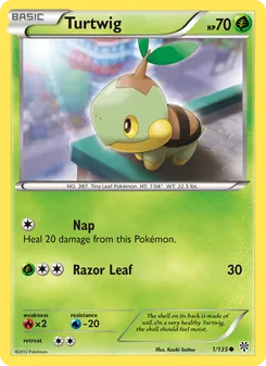 Turtwig, Plasma Storm, no. 1