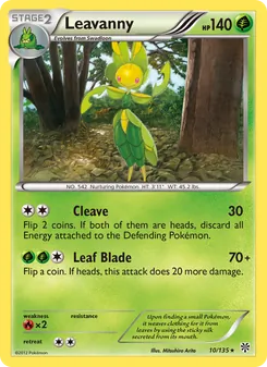 Leavanny, Plasma Storm, no. 10