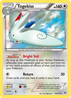 Togekiss, Plasma Storm, no. 104