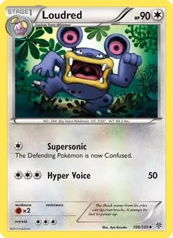 Loudred, Plasma Storm, no. 106