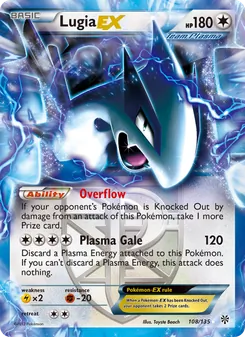 Lugia-EX, Plasma Storm, no. 108