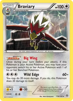 Braviary, Plasma Storm, no. 116