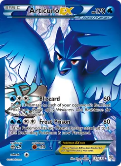 Articuno-EX, Plasma Storm, no. 132