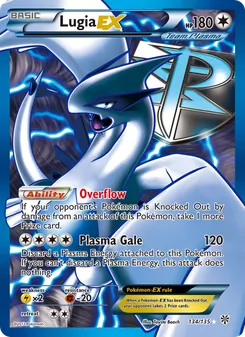 Lugia-EX, Plasma Storm, no. 134