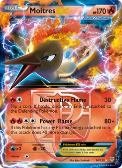 Moltres-EX, Plasma Storm, no. 14