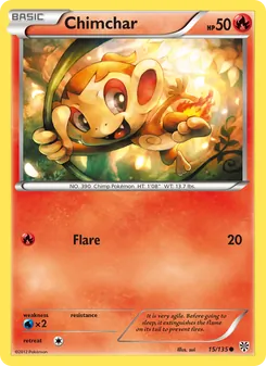 Chimchar, Plasma Storm, no. 15