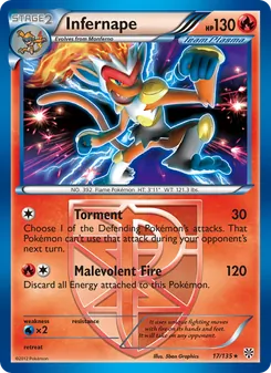 Infernape, Plasma Storm, no. 17