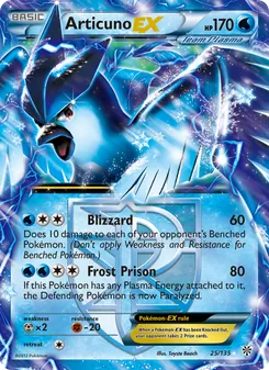 Articuno-EX, Plasma Storm, no. 25