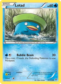 Lotad, Plasma Storm, no. 29