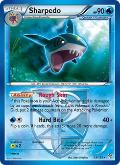Sharpedo, Plasma Storm, no. 33
