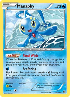 Manaphy, Plasma Storm, no. 34