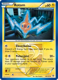 Rotom, Plasma Storm, no. 49