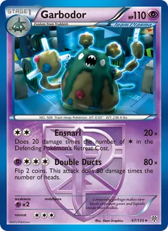 Garbodor, Plasma Storm, no. 67