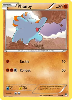 Phanpy, Plasma Storm, no. 71