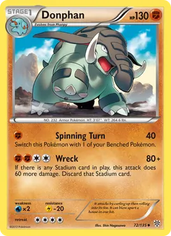 Donphan, Plasma Storm, no. 72