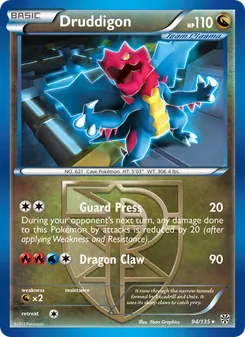 Druddigon, Plasma Storm, no. 94