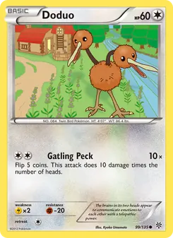 Doduo, Plasma Storm, no. 99