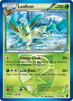 Leafeon, Plasma Freeze, no. 11
