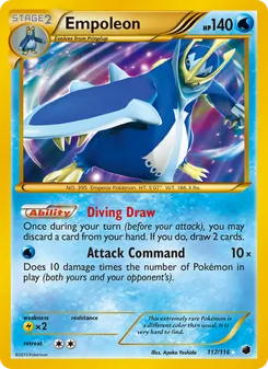 Empoleon, Plasma Freeze, no. 117