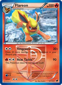 Flareon, Plasma Freeze, no. 12