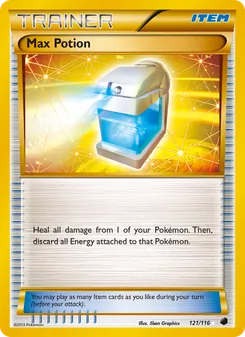 Max Potion, Plasma Freeze, no. 121