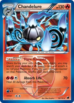 Chandelure, Plasma Freeze, no. 16