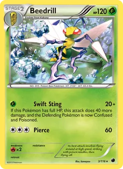 Beedrill, Plasma Freeze, no. 3