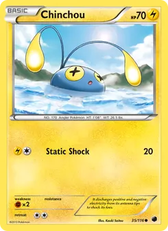Chinchou, Plasma Freeze, no. 35