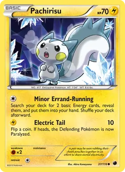 Pachirisu, Plasma Freeze, no. 37