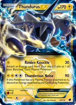 Thundurus-EX, Plasma Freeze, no. 38