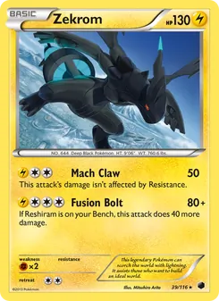 Zekrom, Plasma Freeze, no. 39