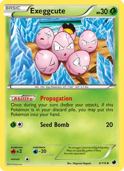 Exeggcute, Plasma Freeze, no. 4