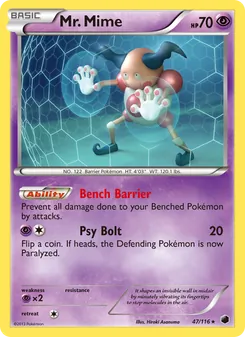 Mr. Mime, Plasma Freeze, no. 47
