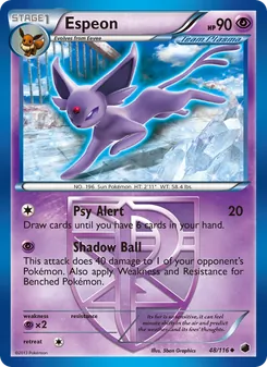 Espeon, Plasma Freeze, no. 48