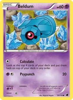 Beldum, Plasma Freeze, no. 50