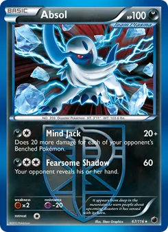 Absol, Plasma Freeze, no. 67