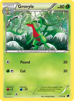Grovyle, Plasma Freeze, no. 7