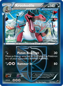 Krookodile, Plasma Freeze, no. 70
