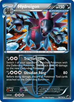 Hydreigon, Plasma Freeze, no. 78