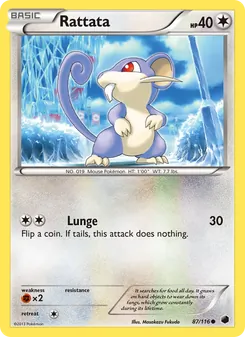 Rattata, Plasma Freeze, no. 87
