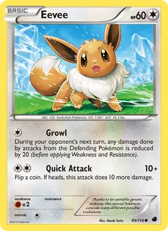 Eevee, Plasma Freeze, no. 89
