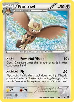 Noctowl, Plasma Freeze, no. 92
